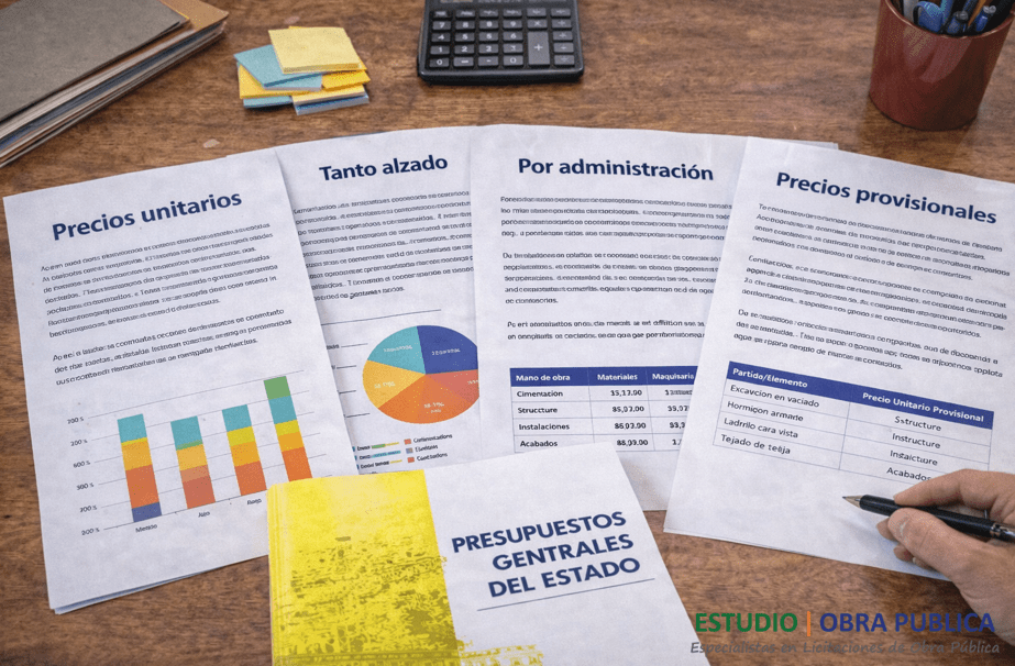 Determinacion del precio del contrato de obra licitaciones