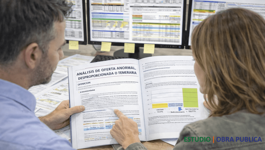 oferta presentada se califica como de anormal desproporcionada o temeraria