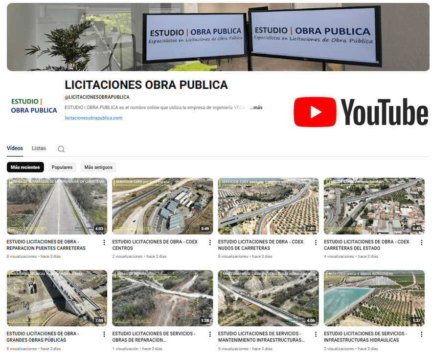 preparar memorias tecnicas licitaciones obras publicas
